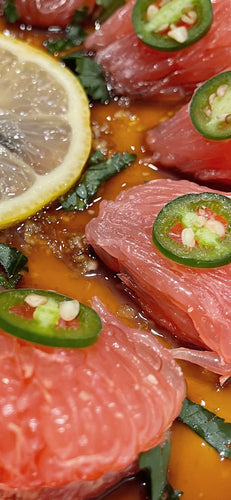 GRAPEFRUIT CARPACCIO – PUNARVI