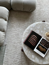 Renzo Handcrafted Beige Rug