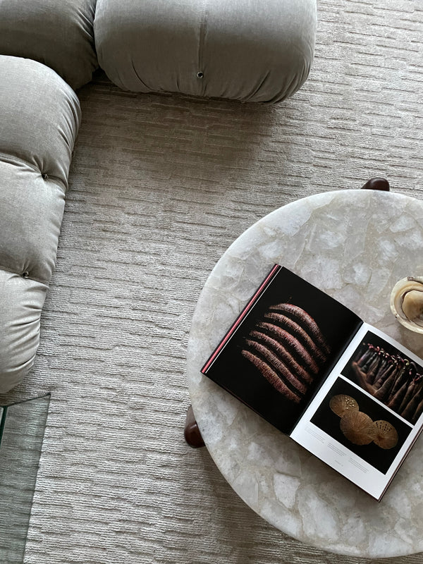 Renzo Handcrafted Beige Rug
