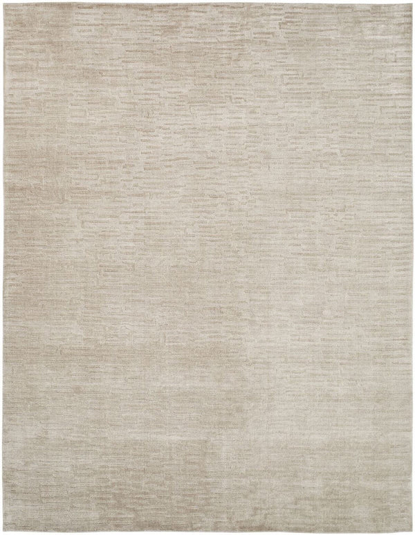 Renzo Handcrafted Beige Rug