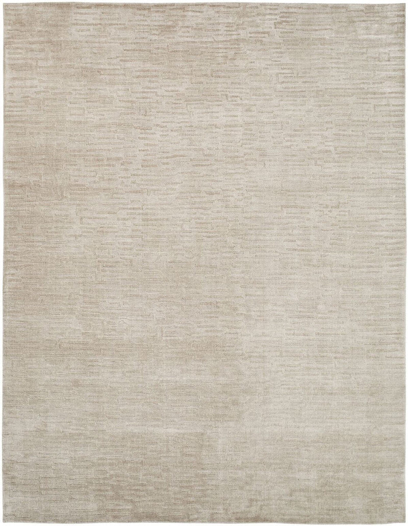 Renzo Handcrafted Beige Rug