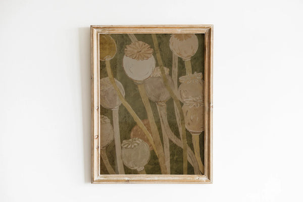 Neutral Abstract Floral